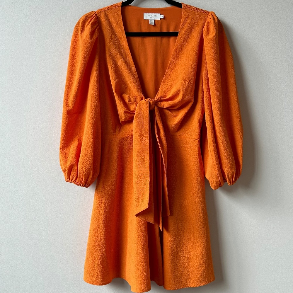 TED BAKER LONDON Jozelyn Knot Front Dress